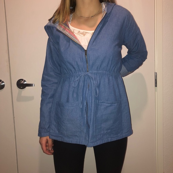 Light Denim Patterned Jacket - Picture 1 of 2